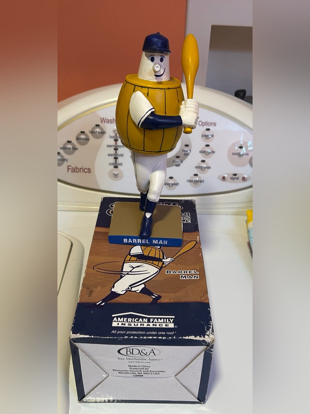 Milwaukee Brewers 2008 SGA Barrel Man.